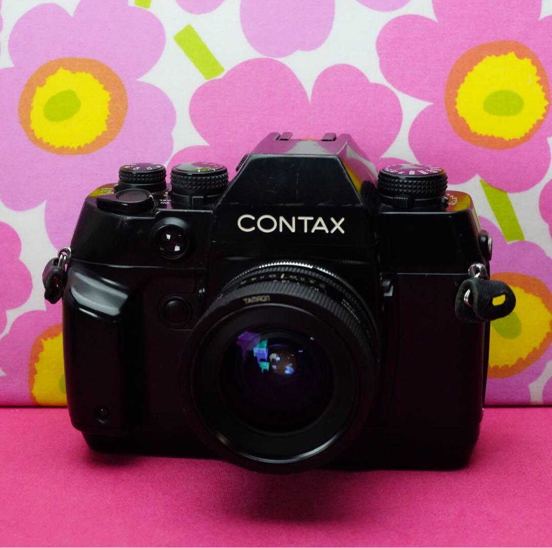 フィルムカメラ名機❤️コンタックスAX 24&50mm付き❤️最強フィルムカメラ