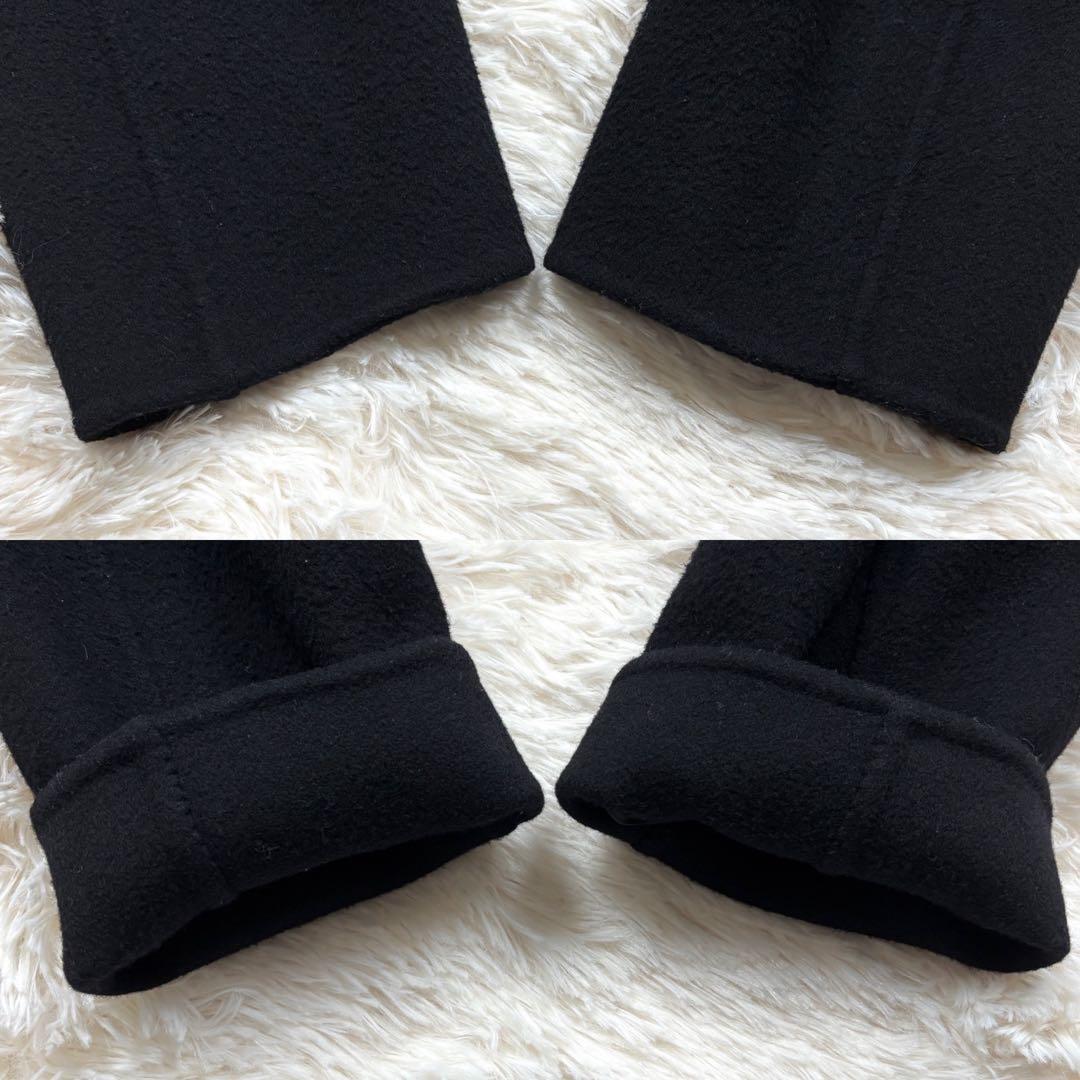 極美品 干場着用 セオリー カシミヤ混 ロングコート フード 黒 近年 M相当