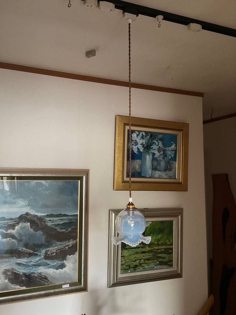 みーちゃん「美しいオパールセントガラスのランプシェード」シェードのみ