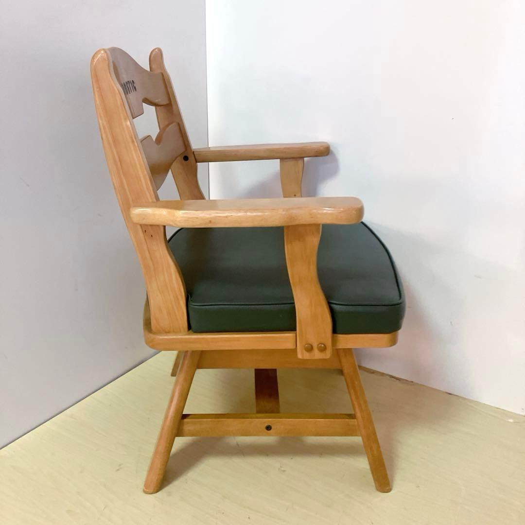 karimoku カリモク　RUSTIC 木製　回転チェア ダイニングチェア　①