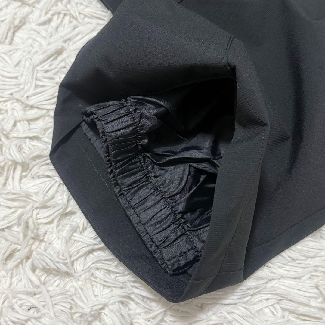 デサント スキーウェア サイズM 洗える フード 上下セット ブラック グレー