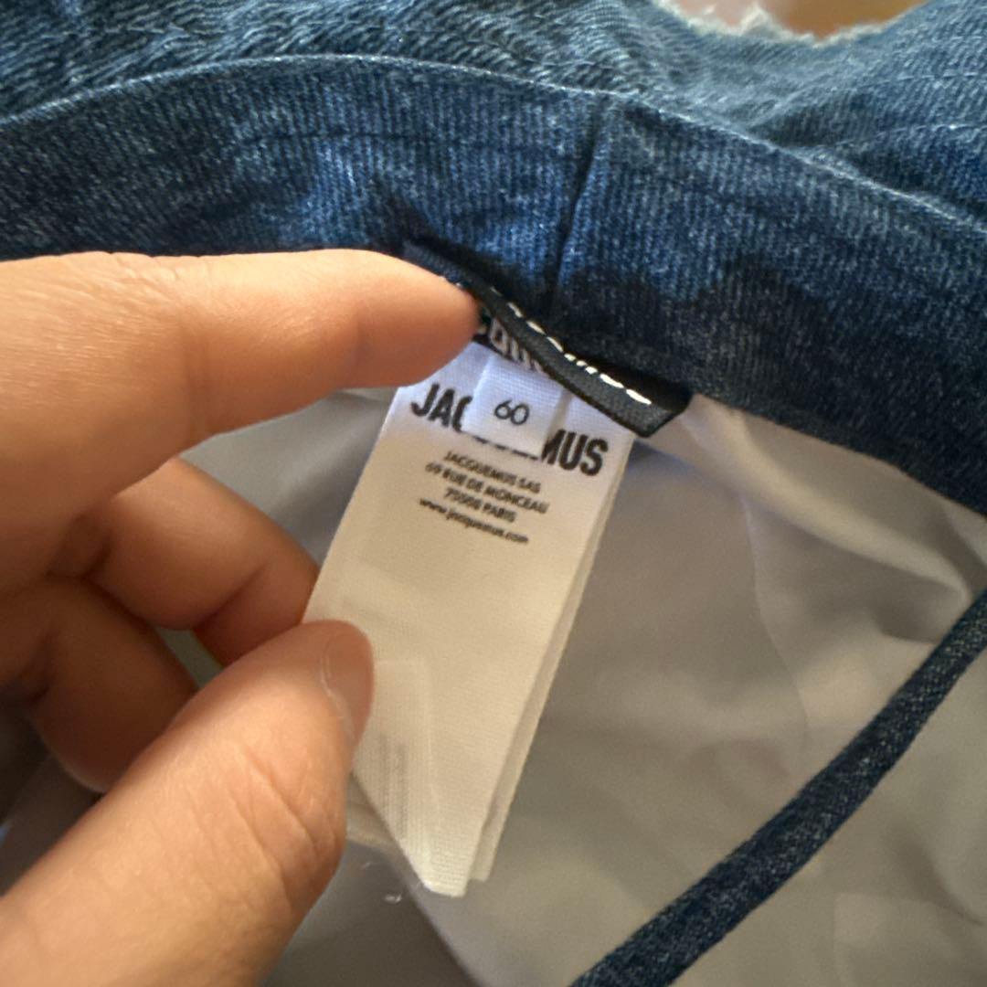 jacquemus ジャックムス　デニム　バケットハット　バケハ　60サイズ