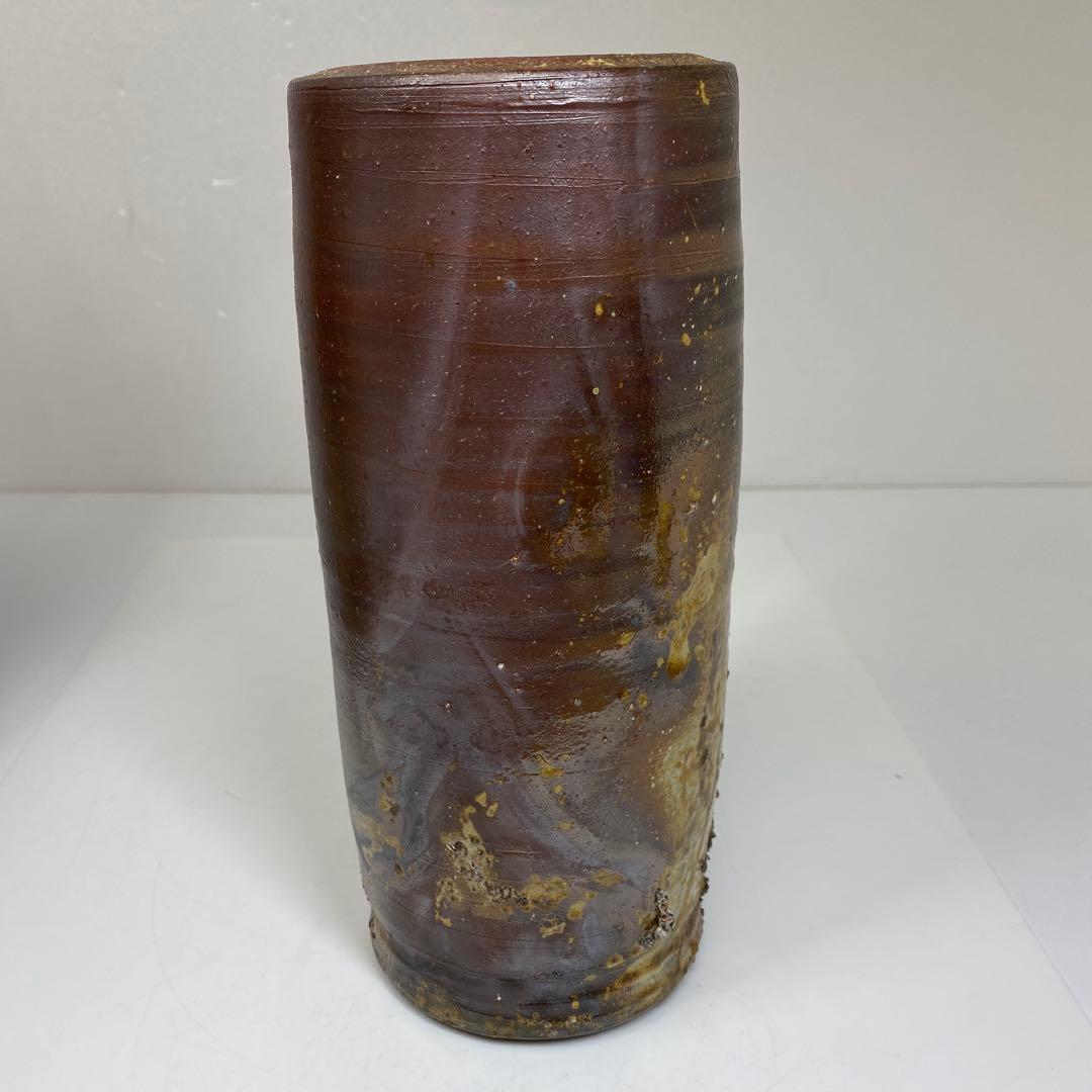 専用　出来良　藤原雄　花瓶　共箱　高さ約25㎝　東さ7-0520①