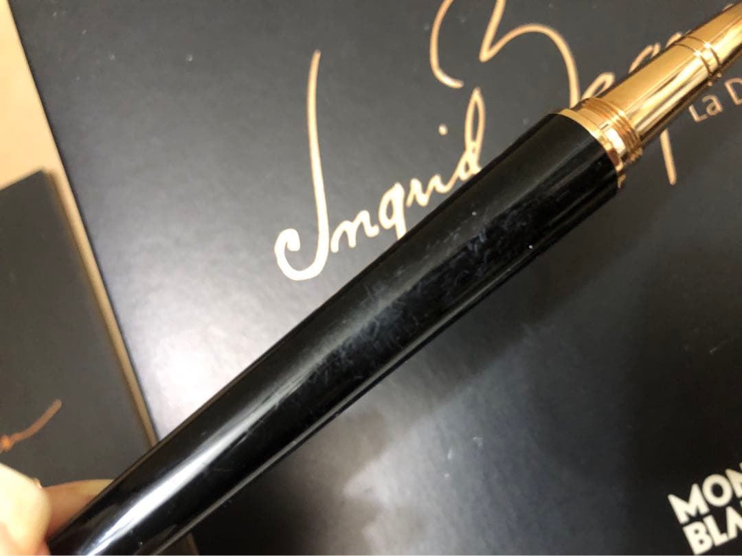 モンブラン 限定品 イングリッド バーグマン アメジスト ボールペン