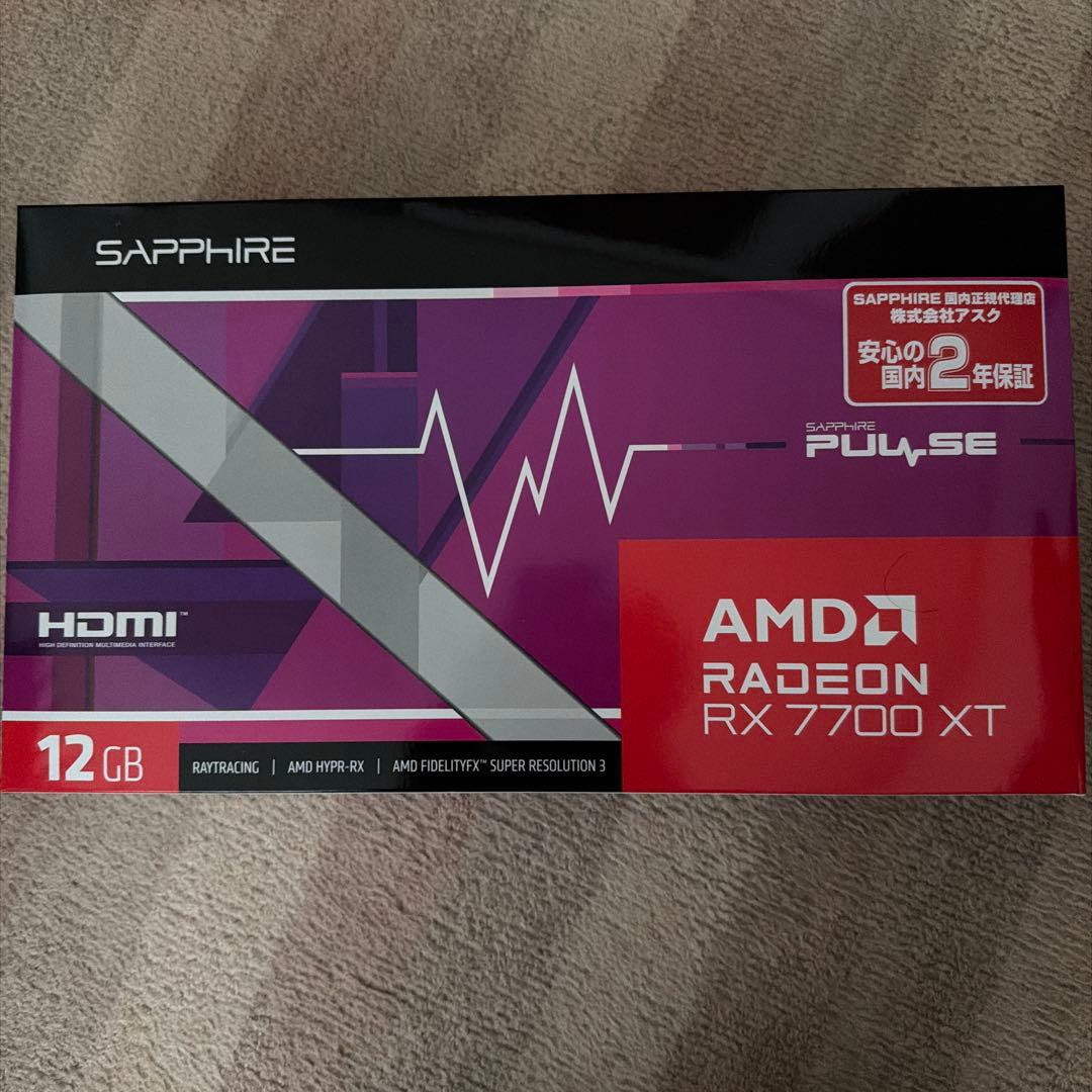 グラフィックボード・グラボ・ビデオカード SAPPHIRE Radeon RX 7700 XT 12GB