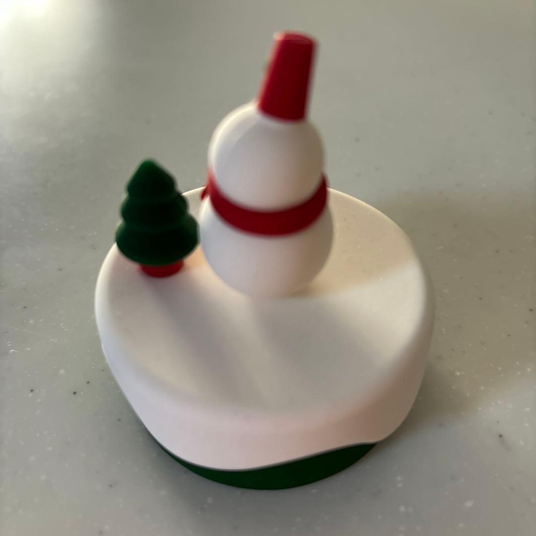 スターバックス クリスマスボトル　雪だるまとクリスマスツリー