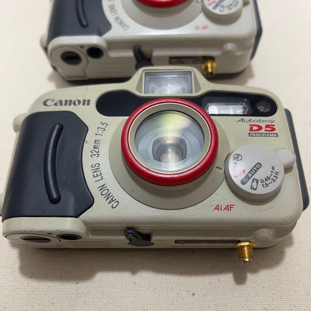 ジャンク★フィルムカメラ CANON Autoboy D5 3点セット