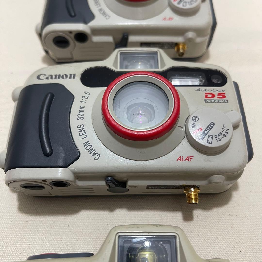 ジャンク★フィルムカメラ CANON Autoboy D5 3点セット