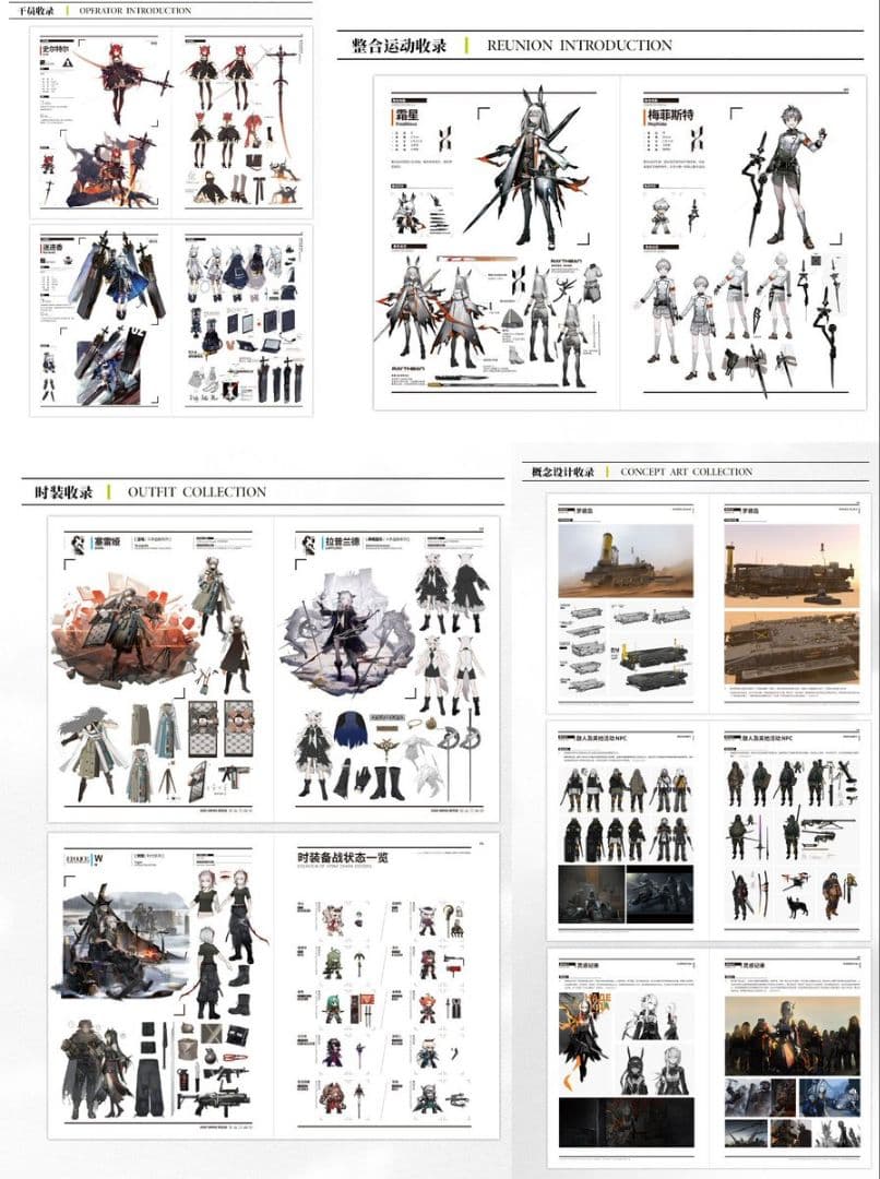 アークナイツ　美術設定集vol.1&2