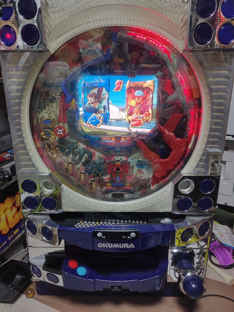 送料込み レア台 CRマジンガーZ対グレートマジンガーWパチンコ実機 1/394