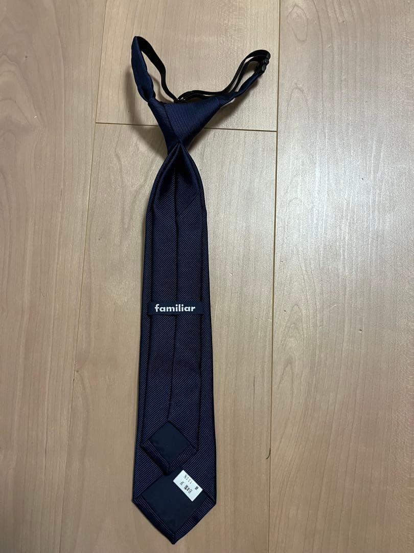 ファミリア　カッターシャツ120　ネクタイ　セット　入学式　卒園式　入園式