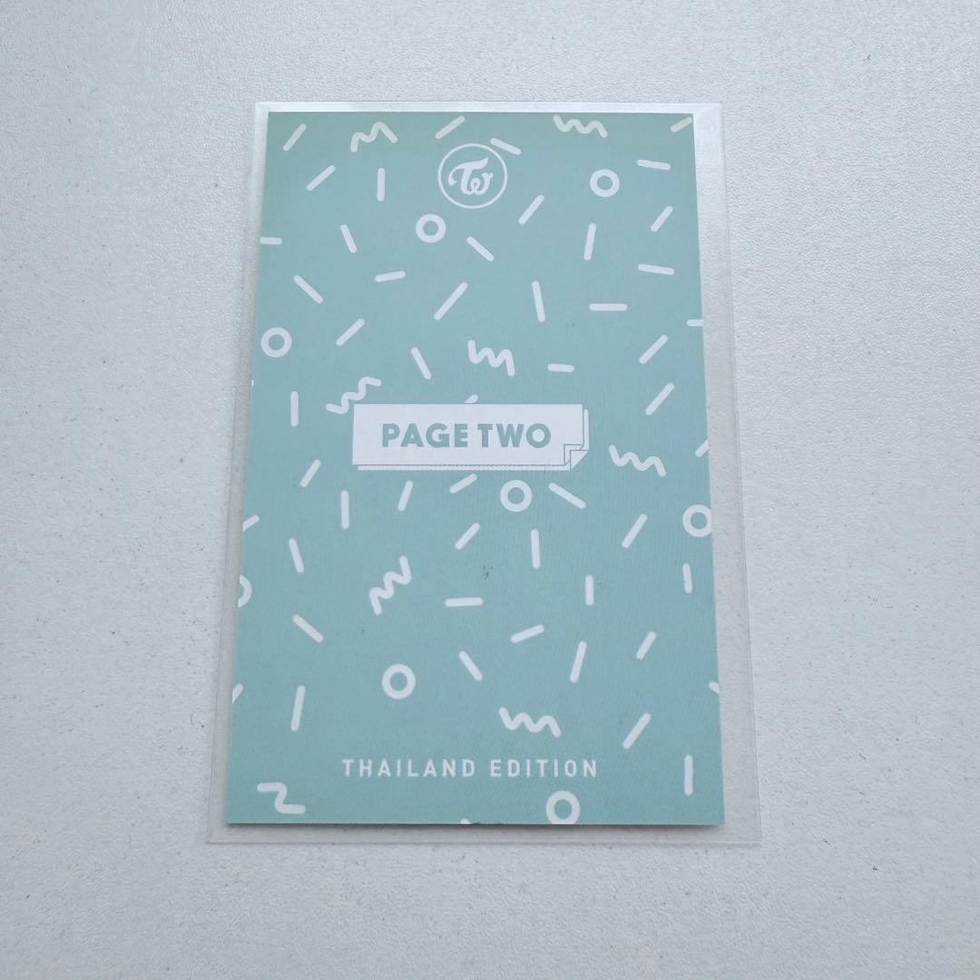 TWICE ツウィ　タイ盤　トレカ