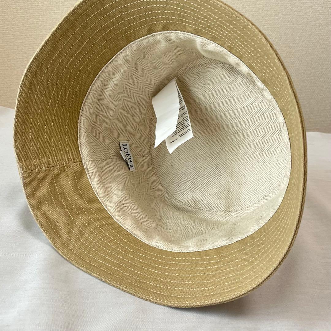 LOEWE バケットハット ベージュ キャンバス
