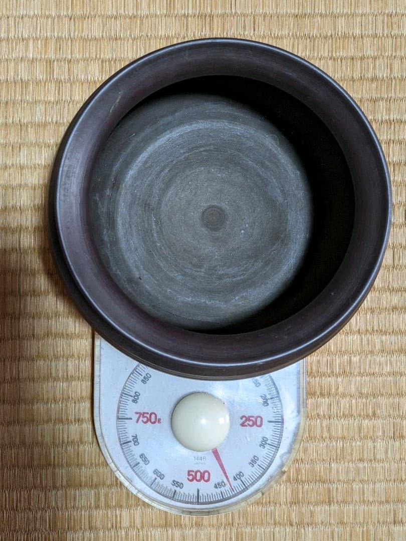 ♦万古焼 永楽造 茶道具 紫泥 建水 美術工芸品 アンティーク骨董品コレクション