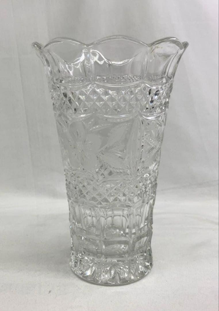 ドイツ製 LAUSITZER CRYSTAL 花瓶