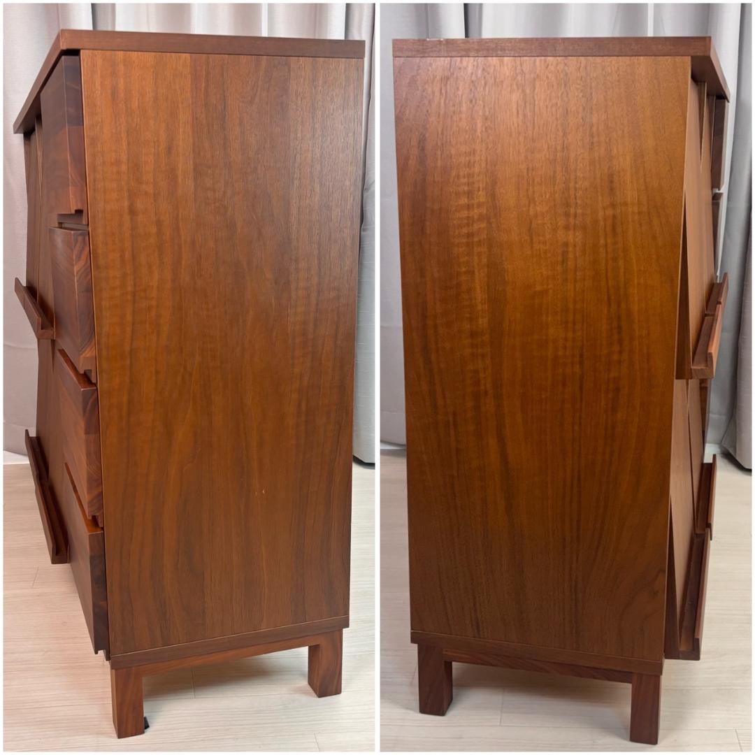 美品 高野木工 LECCE 105マガジンレコードラック ウォルナット