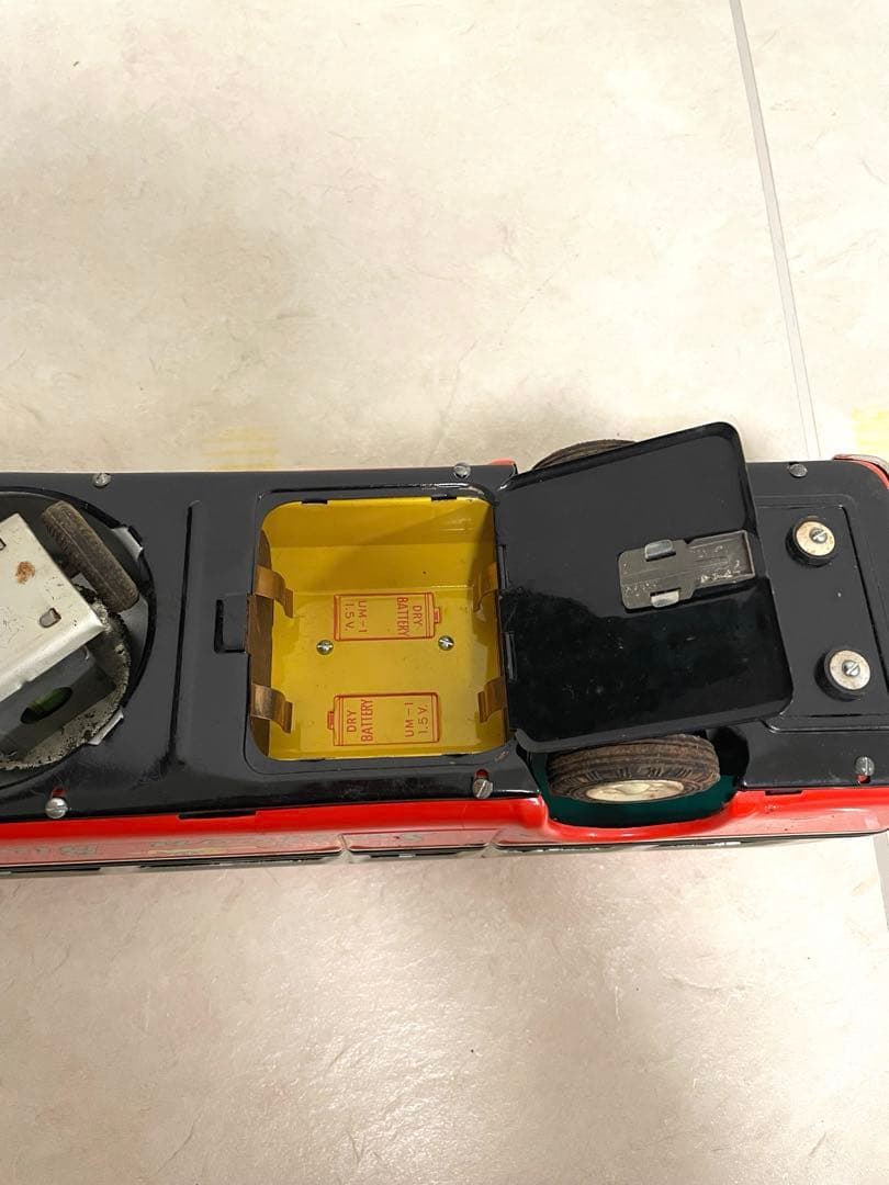 昭*様 超激レア マスダヤ ブリキ ソニコンバス 赤 ブリキ製　昭和レトロ　増田