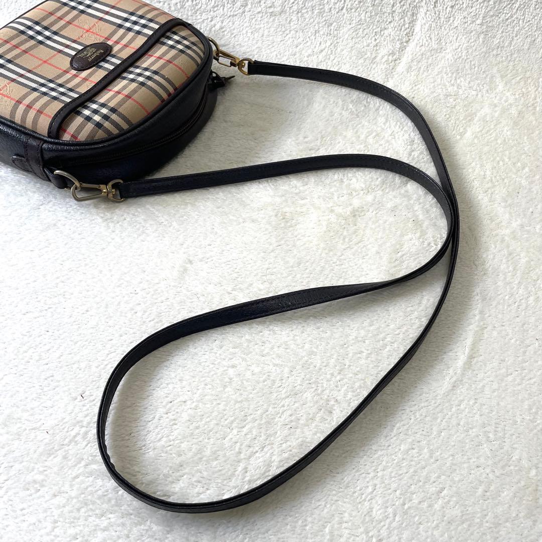 【極美品】 バーバリー 2way ショルダーバッグ ノバチェック シャドーホース