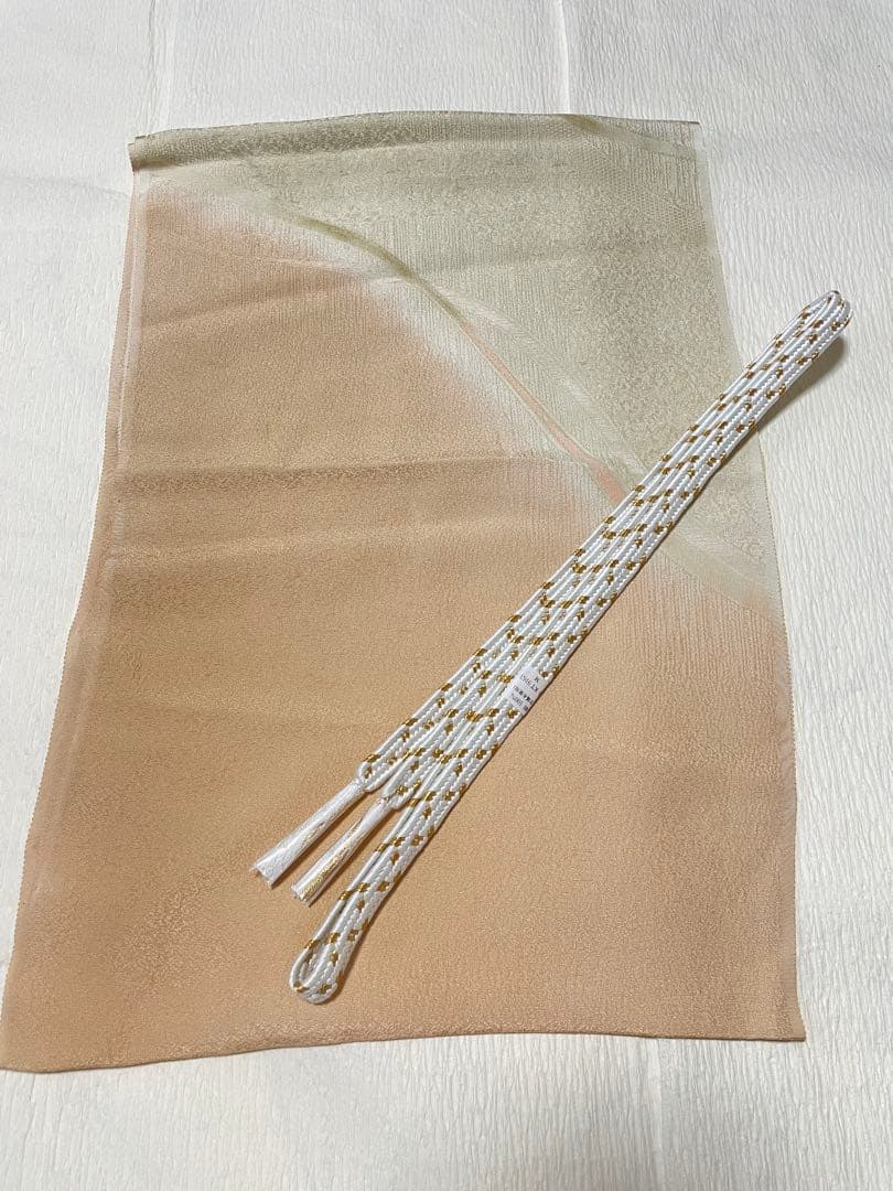 訪問着フルセット　辻ヶ花　金彩　丹後ちりめん　正絹　しつけ糸付　貝合わせ　結婚式