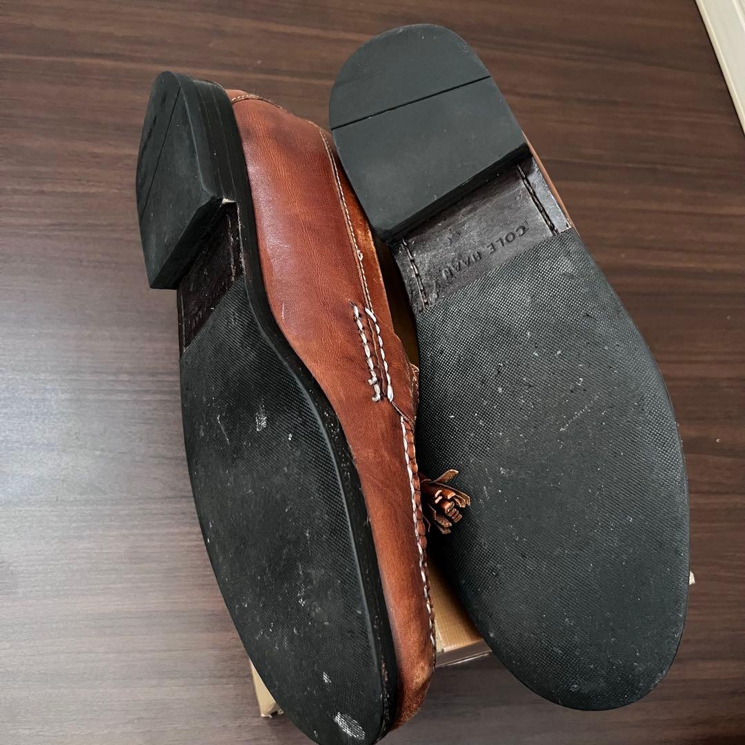 コールハーン　タッセルローファー　ブラウン　27.5