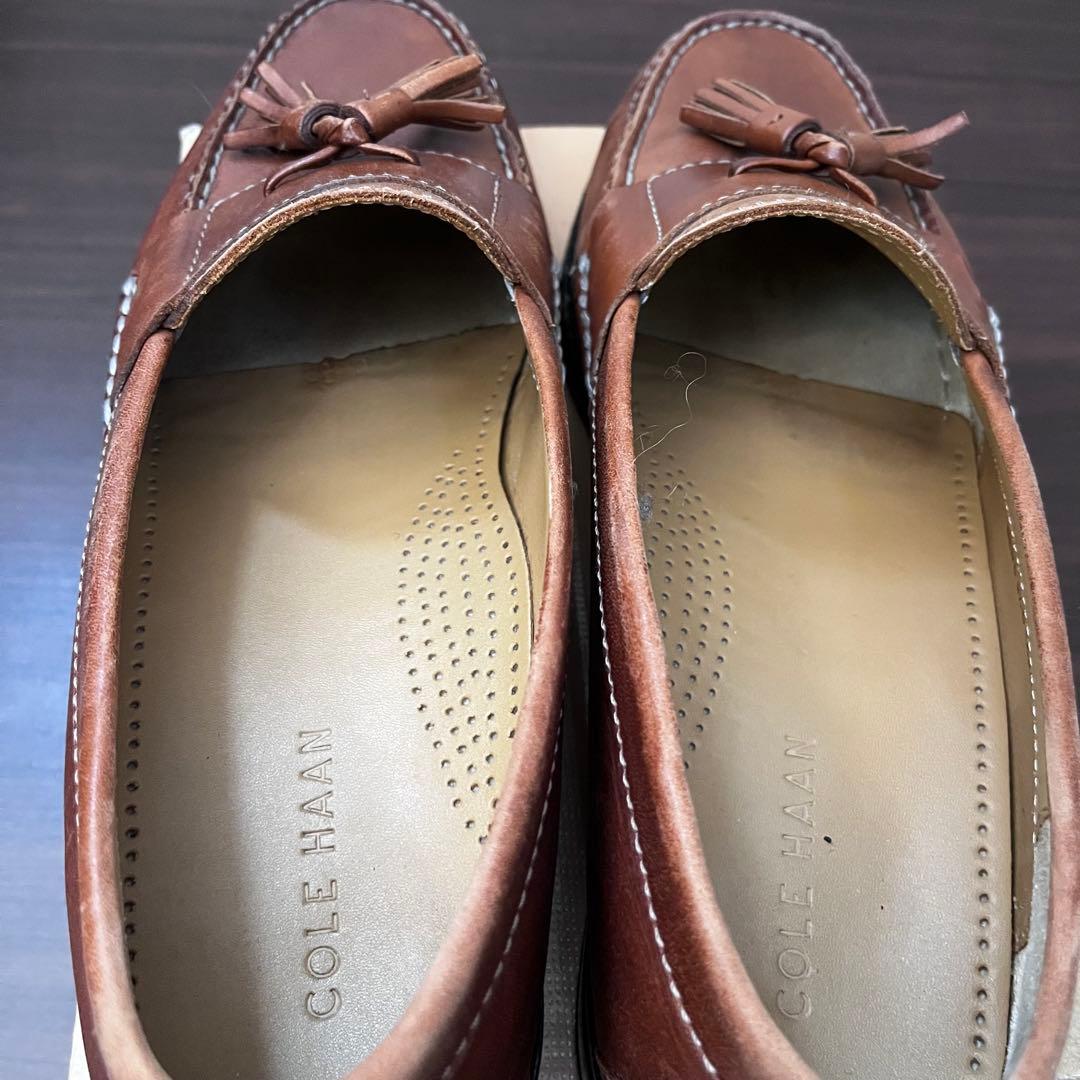 コールハーン　タッセルローファー　ブラウン　27.5