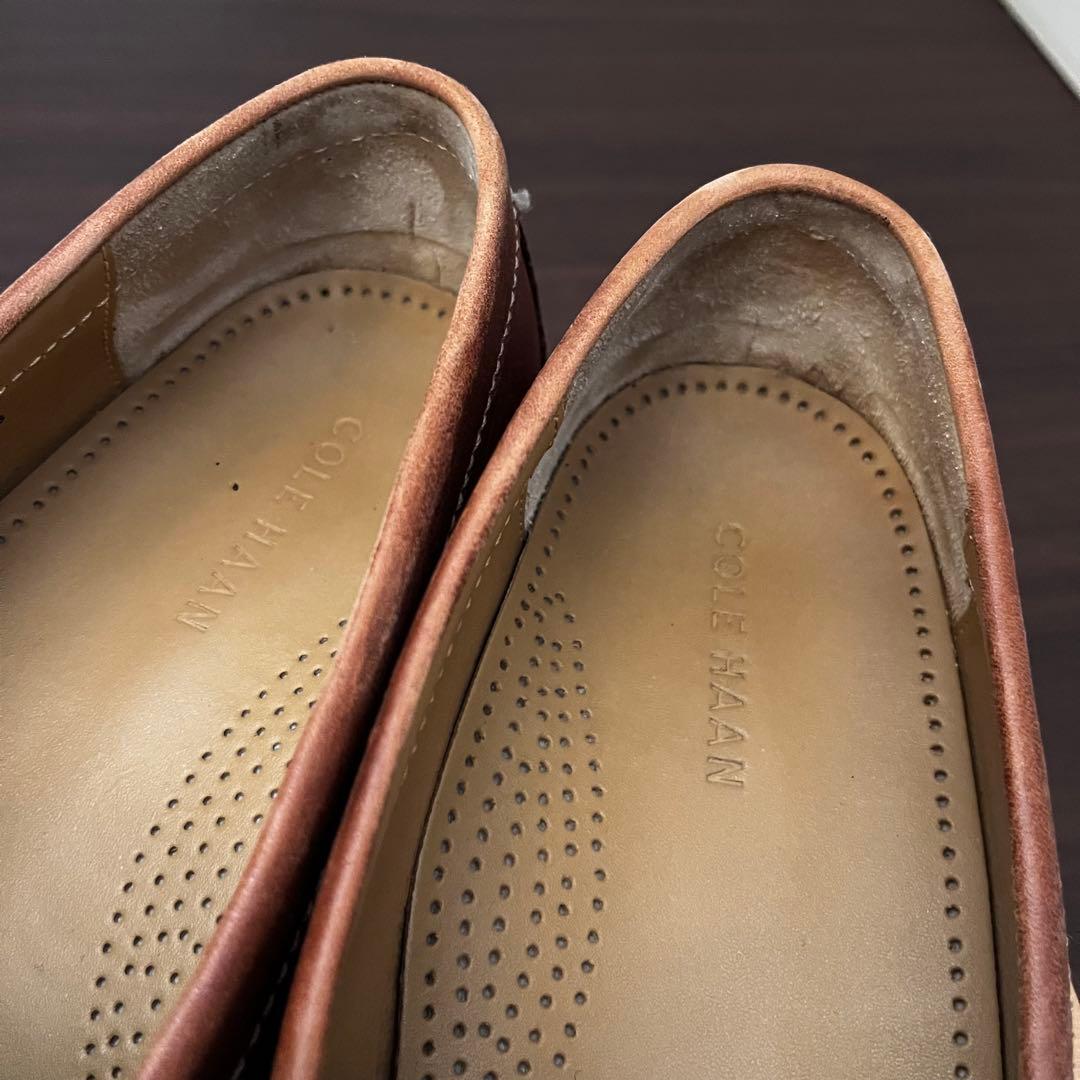 コールハーン　タッセルローファー　ブラウン　27.5
