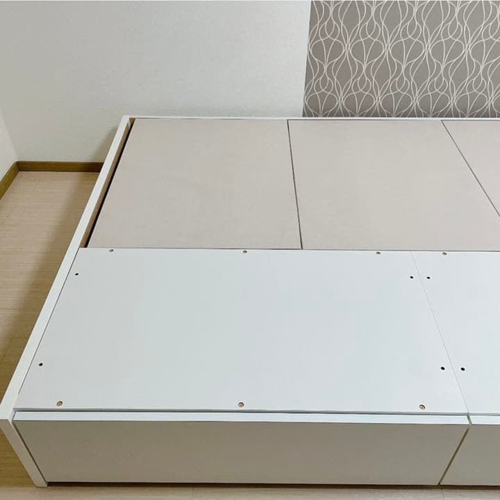 ＊値下げ中＊  ニトリ 収納付きベッドフレームダブル『メリッサ3』