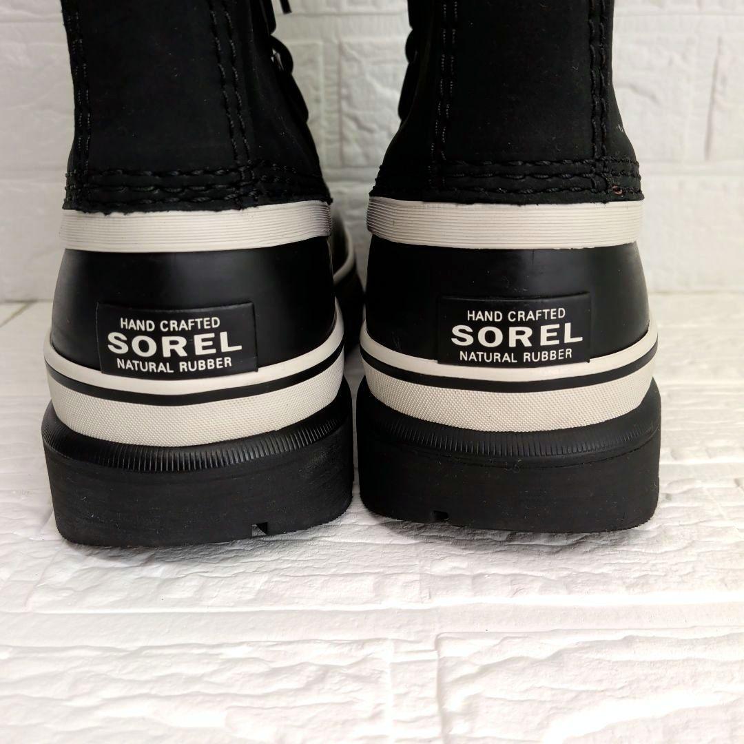 SOREL ソレル Caribou スノーブーツ レディース 黒 24cm