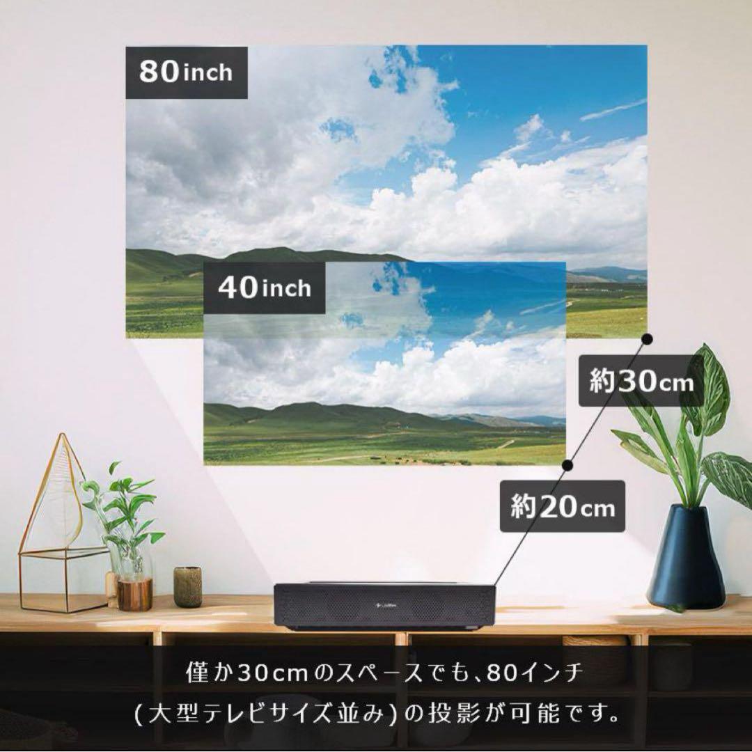 新品未開封 LOOZER SP02 短焦点プロジェクター 4K ミラーリング