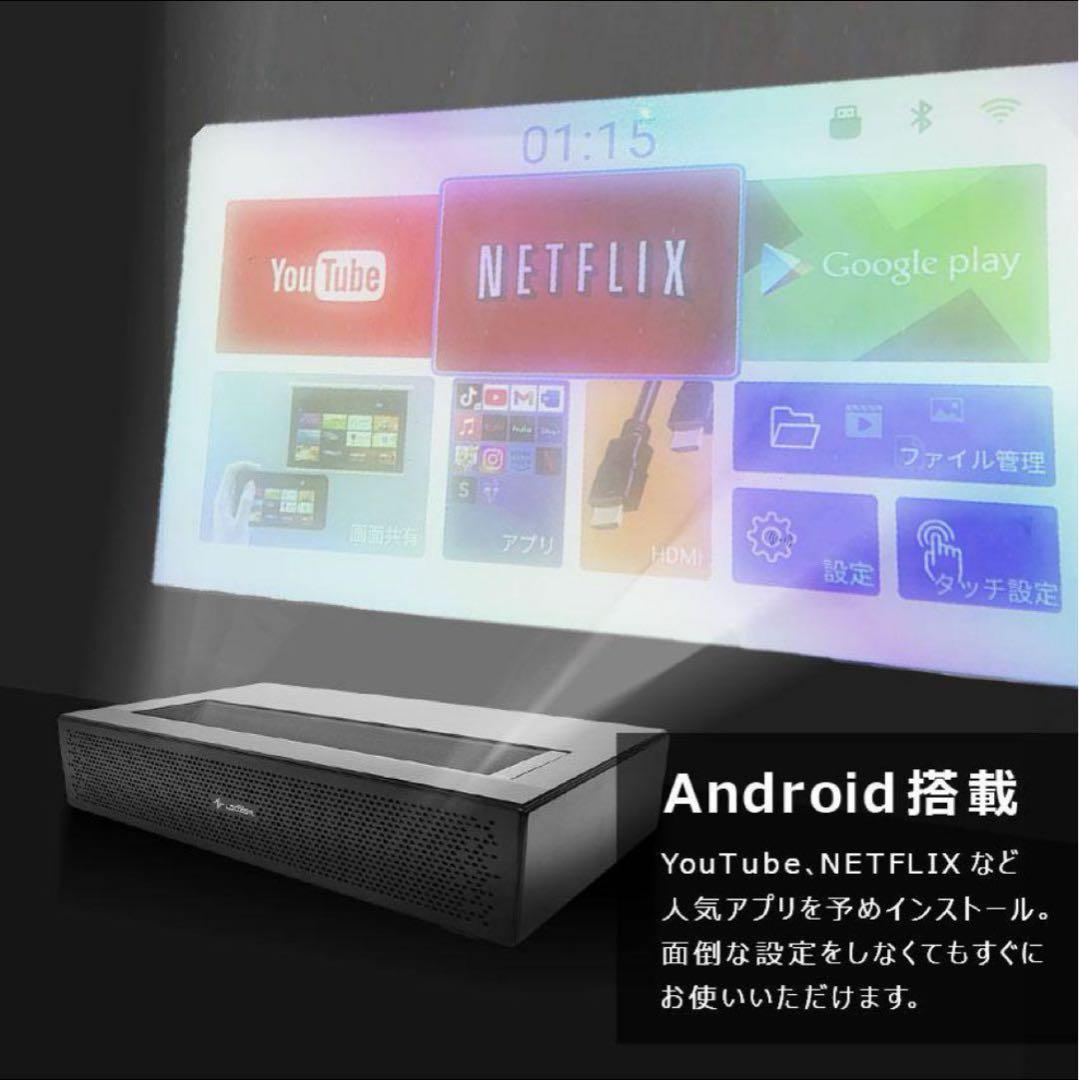 新品未開封 LOOZER SP02 短焦点プロジェクター 4K ミラーリング