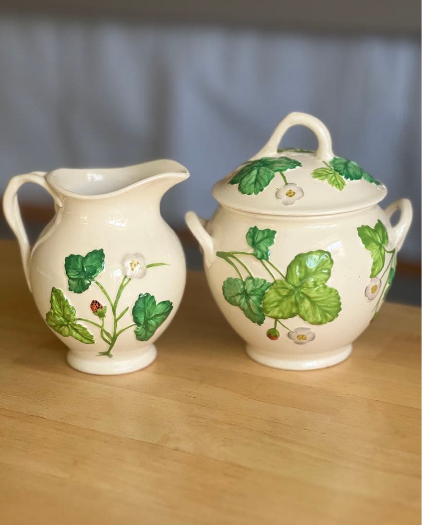 ミントン　ヴィクトリアストロベリー シュガー&クリーマー　