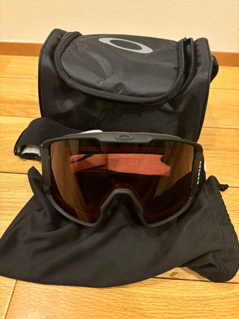 【美品】オークリー ラインマイナー　スノーゴーグル