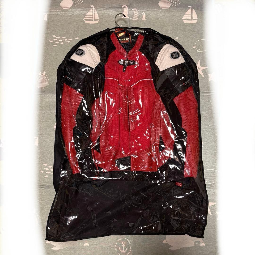 HYOD レザージャケット LLサイズ 赤／黒／白