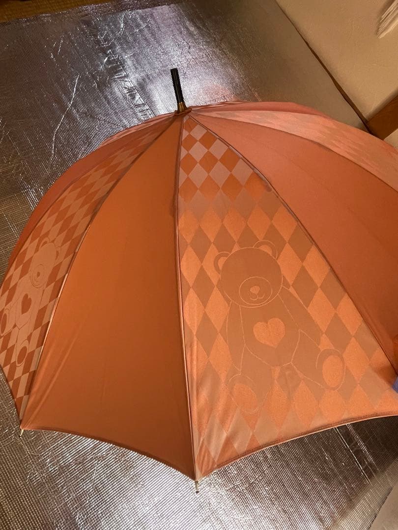 空港限定福井洋傘イイダ傘　高級傘くま　テディベア　限定傘　レア　ダッフィ