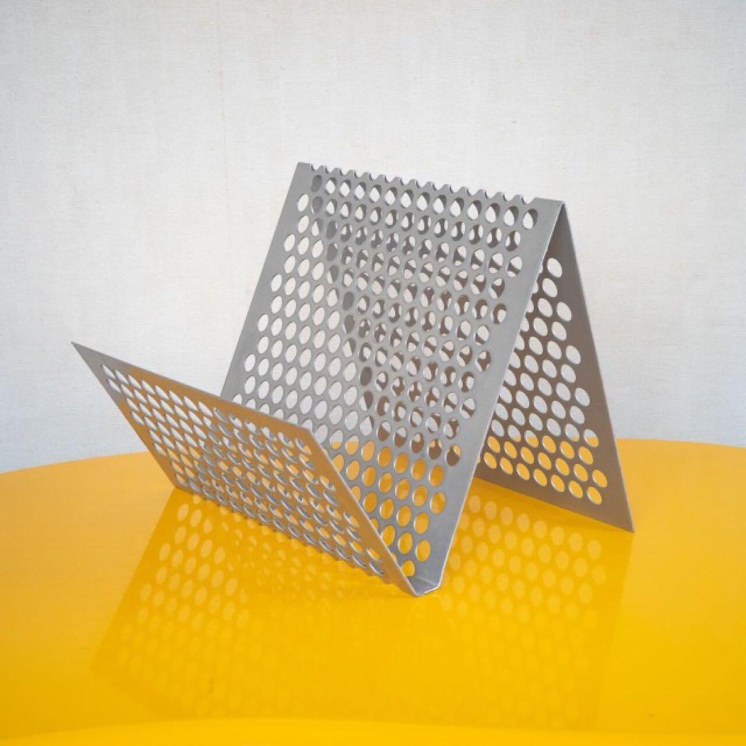 レア インダストリアル マガジンラック レコードラック BLU DOT