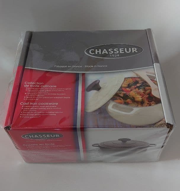 【新品】CHASSEUR シャスール ラウンドキャセロール18cm ピンク