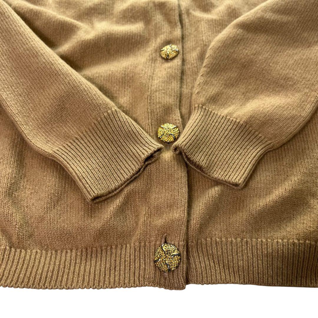 バランタイン　カーディガン　旧タグ　金ボタン　カシミヤ　スコットランド製