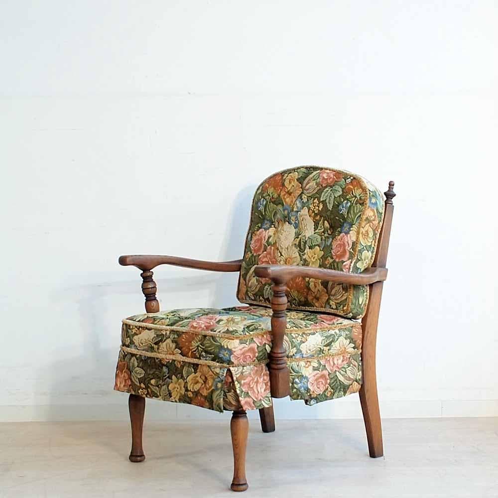 オークショップ 豊田たんす 1人掛けソファ A アームチェア ZR24359