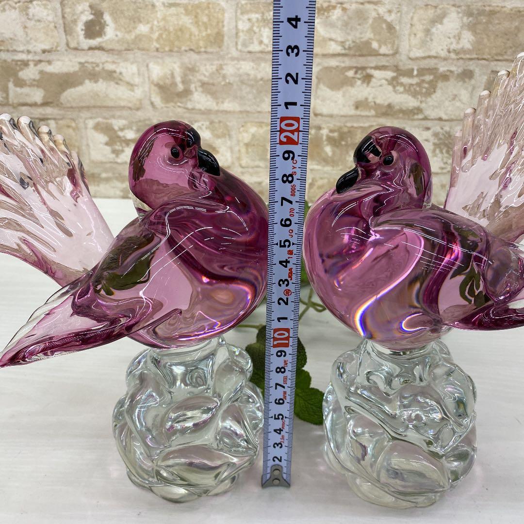 再値下！【ビンテージ】バード　フィギュリン　セット　対