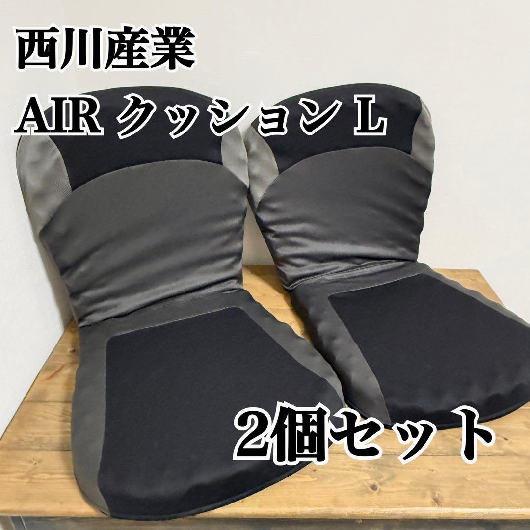 西川 air クッション エアーポータブル クッション/L 2個セット