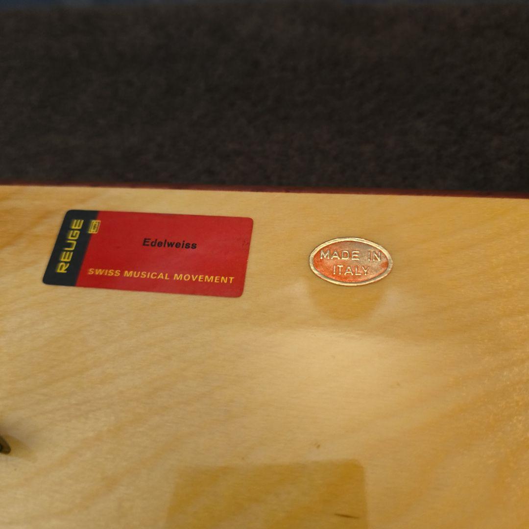 REUGE 花柄彫刻 木製アクセサリーケースセット