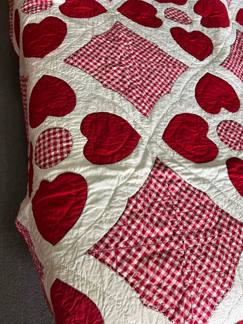 ヴィンテージキルトアンティークキルト✳︎パッチワーク