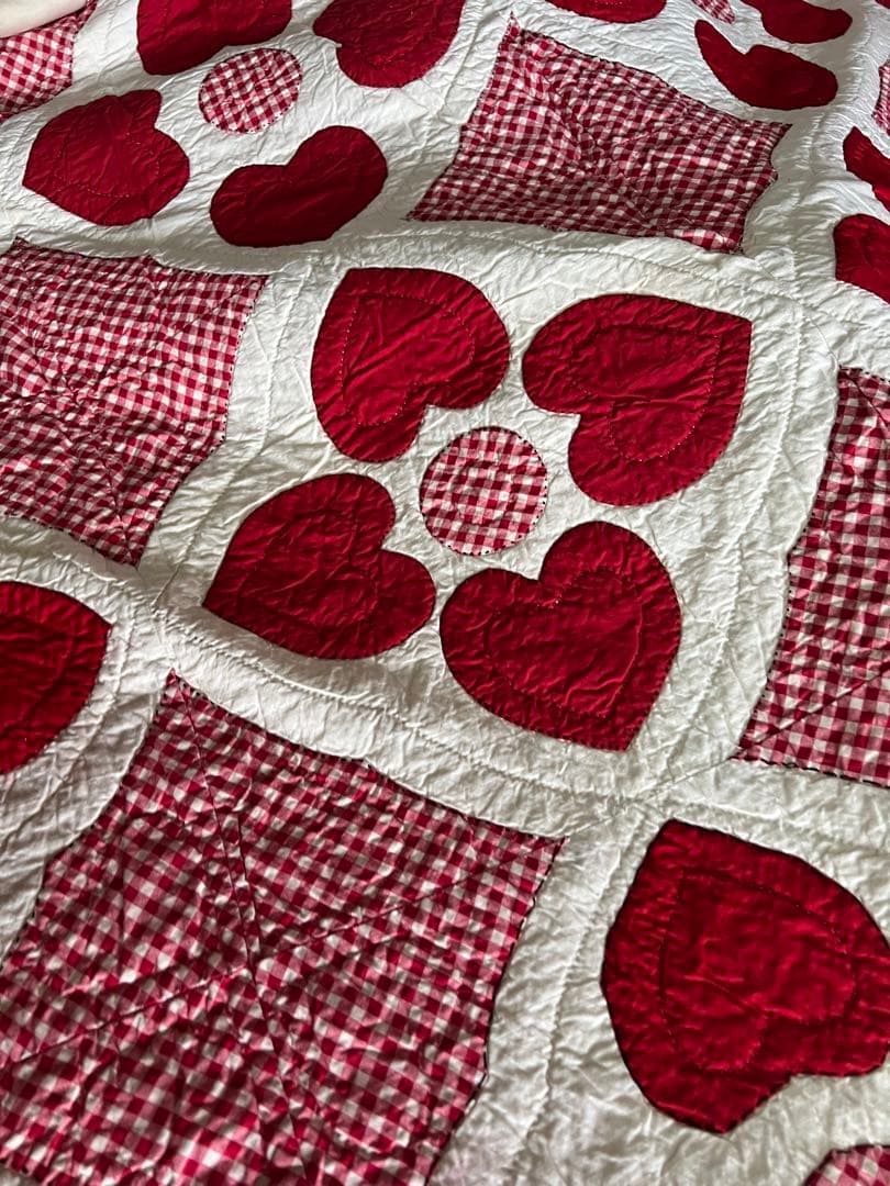 ヴィンテージキルトアンティークキルト✳︎パッチワーク