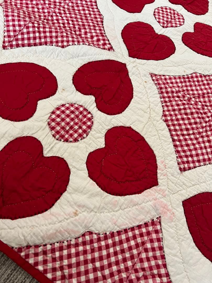 ヴィンテージキルトアンティークキルト✳︎パッチワーク