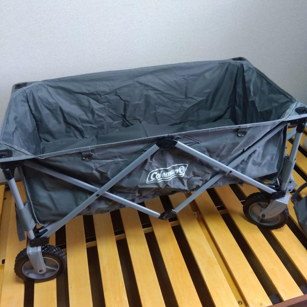 新品 Coleman キャリーカート グレー