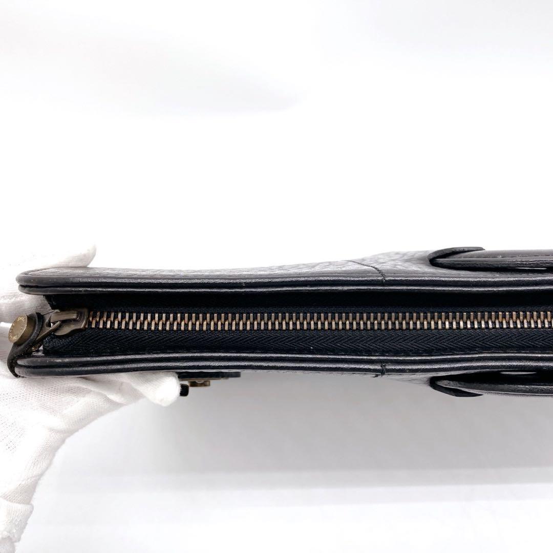 Burberry ビジネスバッグ　レザー　ブラック　ブリーフケース