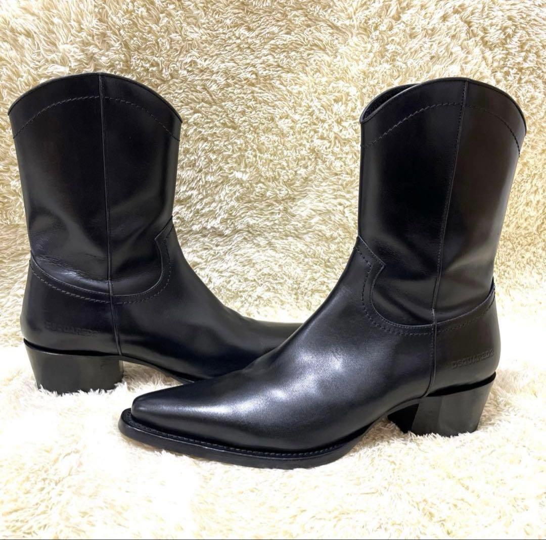 DSQUARED2 ディースクエアード ブーツ 45 ブラック