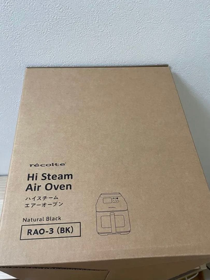 récolte ハイスチームエアオーブン ブラック　レコルト