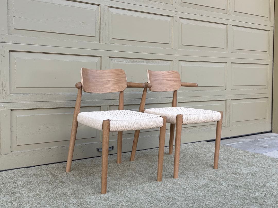 ①unico HILMA ヒルマ チェア 2脚セット 北欧 美品