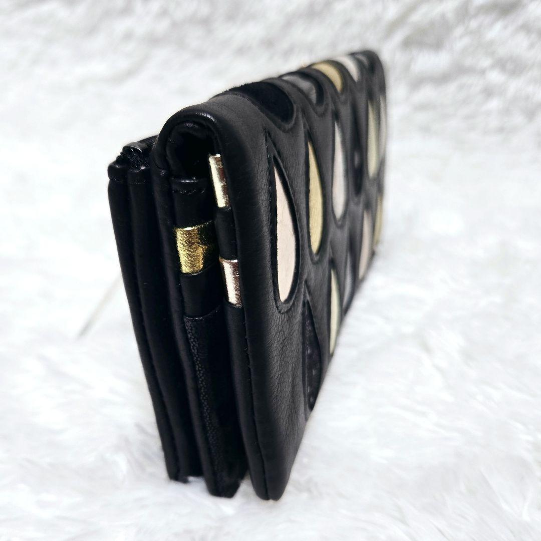 未使用タグ付 tsumori chisato CARRY ドロップ 長財布 牛革